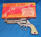 Vintage J e stevens Cowboy King Cap Gun W box-absolutely Mint Cond-1940s- Scarce