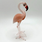 Limited Edition  Murano Glass Handcrafted Unique Pink Flamingo Figurine Big Size