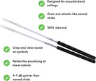 Silent Sticks - Drum Sticks Designed For Live Acoustic Music - Reduce The Volume