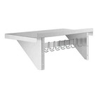 Regency 15  X 36  Stainless Steel Wall Hanging Pot Pan Rack Kitchen Shelf Hook