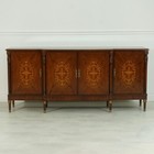 Traditional Rosewood 4 Door Sideboard Server Buffet With Inlay