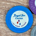 Vintage Las Vegas Casino Chip Lot  Binion s Horseshoe Royal Inn 1979 El Cortez