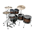Tama Starclassic Walnut birch 5-piece Shell Pack W 22  Kick - Molten Brown Burst