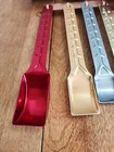 Tallscoops Anodized Colored Aluminum Measuring Spoons   Cups Vintage 50s 