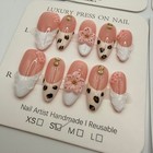 Press-on Nail Bundle     6 Unique Sets   Handmade   Reusable - Size Small