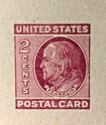 2 Cent Benjamin Franklin Postal Card 1955  uncirculated  Usps Lot Of 4 Vintage