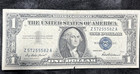 Seven 1957 Series  1 Silver Certificates     Blue Seal Notes
