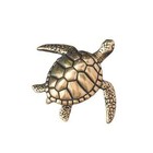 Vintage Brass Turtle Figurine Metal Animal Ornament Home Decor Fashion Gift New