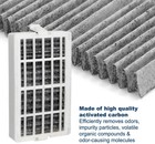 Hqrp Air Filter For Kitchenaid 7k Kbb Kff Kfi Krf Ksc Ksf Series Refrigerators