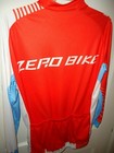 Zero Bike Long Sleeve Zip Up Cycling Jersey Size Medium New With Tags