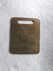 Sierra Railway California Railroad Brass Luggage Tag Train Baggage Jamestown 