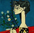 Pablo Picasso Signed Oil Painting On Canvas 16x24 In Modernism  