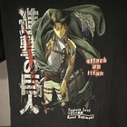 Crunchyroll Attack On Titan Levi Ackerman Black T-shirt M Season 3