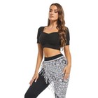 Belly Dance Hip Scarf - Sequin Hip Skirt Belly Dancing Belt Triangle Shawl Ta   