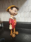 Vintage 1930s Disney Pinocchio Wood Jointed Doll Ideal Toy Co 