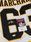 Brad Marchand Nfl Signed Bruins Boston Jersey Autographed Jsa Coa