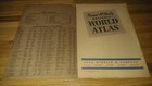 Vintage 1942 Mobilgas Rand Mcnally World Atlas Map Book Dealer Advertising