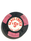 -vintage Nevada-  glass Crutch    5 Chips Lake Tahoe Nevada  1965