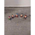 Set Of 5 Hand Painted Pewter Disney Dwarfs Figures
