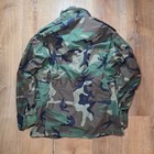 Us Military M65 Cold Weather Field Jacket Woodland Camo Small Vintage Genuine Gi