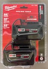 New In Pack 48-11-1852 Genuine Milwaukee M18  2  48-11-1850 5 0 Ah Batteries 18v