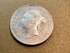 1893 Hong Kong 50 Cent Silver Coin Km 9 1 Key Date Very High Grade  Rare 