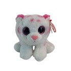 Ty Beanie Boos Tabor White Pink Tiger Plush 7  Stuffed Animal Toy Nwt