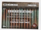 Jose Pablo Cantillo Caesar Topps The Walking Dead Evolution Autograph Card Auto