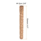 Wood Clay Roller 12cm Wooden Pottery Tools Pebble Texture Rollers
