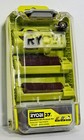 2x Ryobi Kits Rotary Accessory 74pcs W Organizer For Wood Metal Plastic Dremel