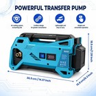 Faywellao Cordless Water Transfer Pump 550gph For Pool   Garden