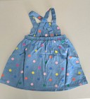 Nwot Baby Boden Multi Spot Pinnie Dress  Sz 6 9-18 24