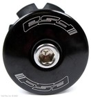 Fsa 1-1 8  Threadless Alloy Bicycle Headset Top Cap With Bolt   Star Nut - Black