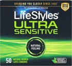 Lifestyles Ultra Sensitive Condoms Bulk 50 Per Pack
