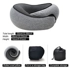 Memory Foam U-shaped Travel Pillow Neck Support Head Rest Car Plane Soft Cushion