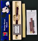 Vintage Lorus Seiko Disney Mickey Mouse Gold Face Ears Watch   New Old Stock