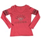 47 Brand Arizona Diamondbacks Womens V Neck Long Sleeve T Shirt Red Small