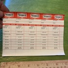 Vintage Texaco Oil Change Service Reminder Tag Sticker Tags Lot Of 5 Nos Old Car