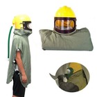 Safety Sandblast Helmet Sandblaster Sandblasting Hood Protector Gear 10pcs Lens