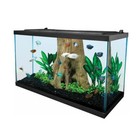29gallon Led Glass Aquarium Kit Complete Setup Filter Heater Fish Care Rectangle