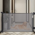 Indoor Outdoor Retractable Baby Dog Safety Gate  Extra Tall Baby Gate pet Gate