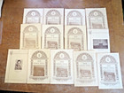 Playbills The Town Hall Lot Of 13  Date From 1932-to 1933  Estate Collection