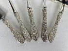 Vintage Sterling Kirk Repousse   Stieff Rose Weighted Handle Set - 5 Pc