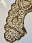 Mary Mcfadden Detachable Hand Beaded Collar Formal Prom Gold Ivory India