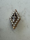 Vintage Kappa Delta Gold And Pearl Sorority Small Pin