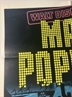 Original 1964 1973 Mary Poppins One Sheet Movie Poster Style A Folded 27  X 41 