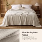 Queen 01 Bedsure Gentlesoft 100  Cotton Blanket - Linen Beige - Linen