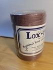 Lox-rite Brown Braided Rug Lacing Thread 8 Oz Size 9 Penn Associates New Nos