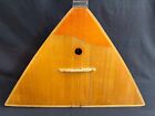Vintage Russian Balalaika 3-string Musical Instrument Soviet Made Ussr Mandolin