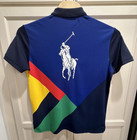 Polo Ralph Lauren Us Open Ballperson Shirt Short Sleeve Color Block Mens Slim Xl
